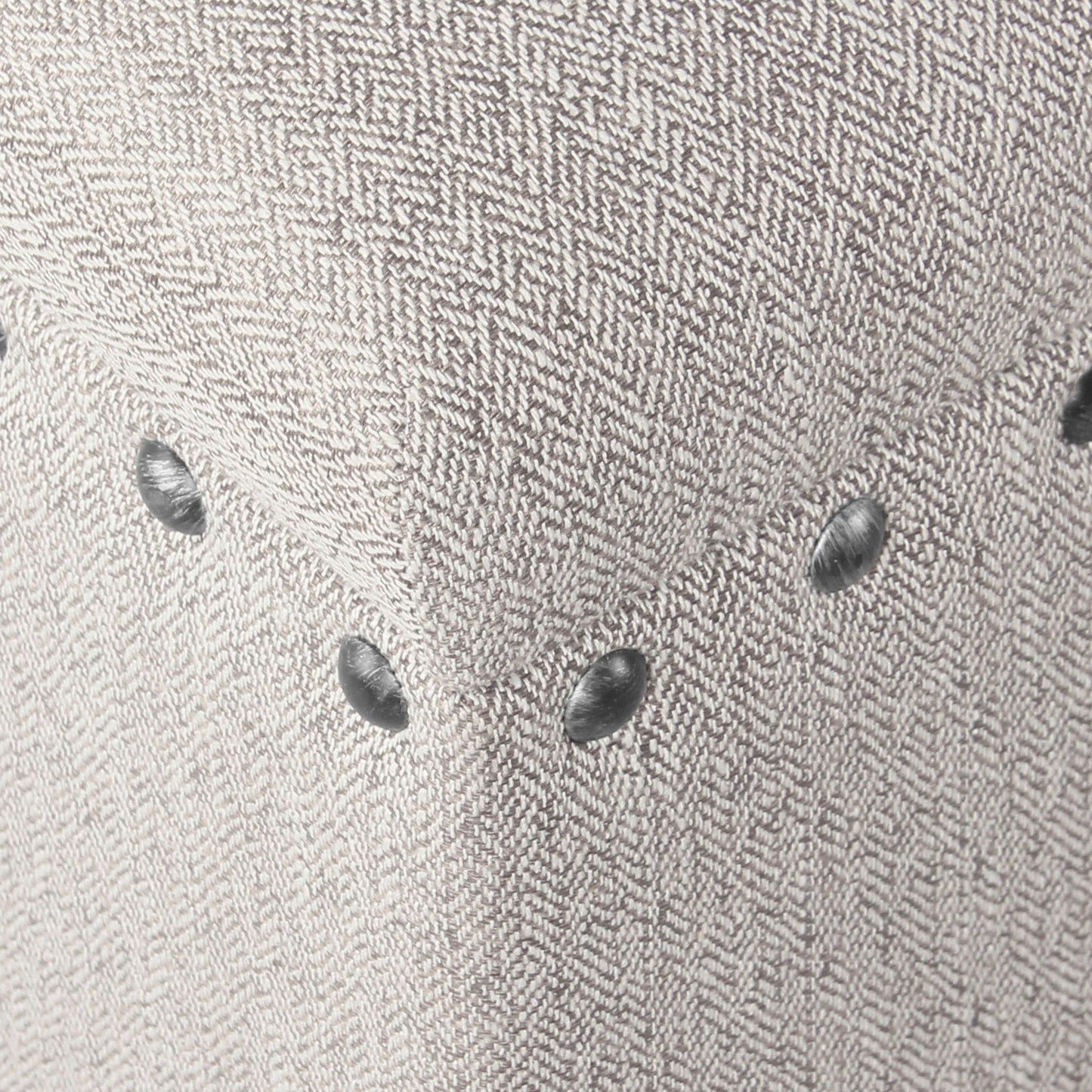 Banc de rangement rembourré Copper Grove Muscari avec bordure cloutée