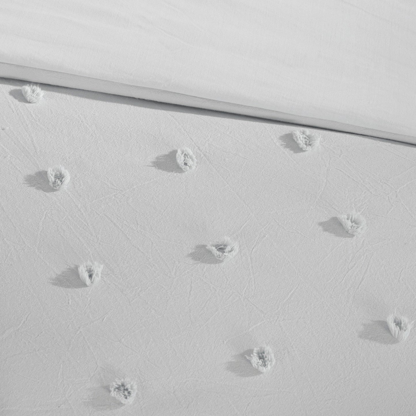 Parure de lit Intelligent Design en coton jacquard maïs avec taies d'oreiller carrées et coussins décoratifs