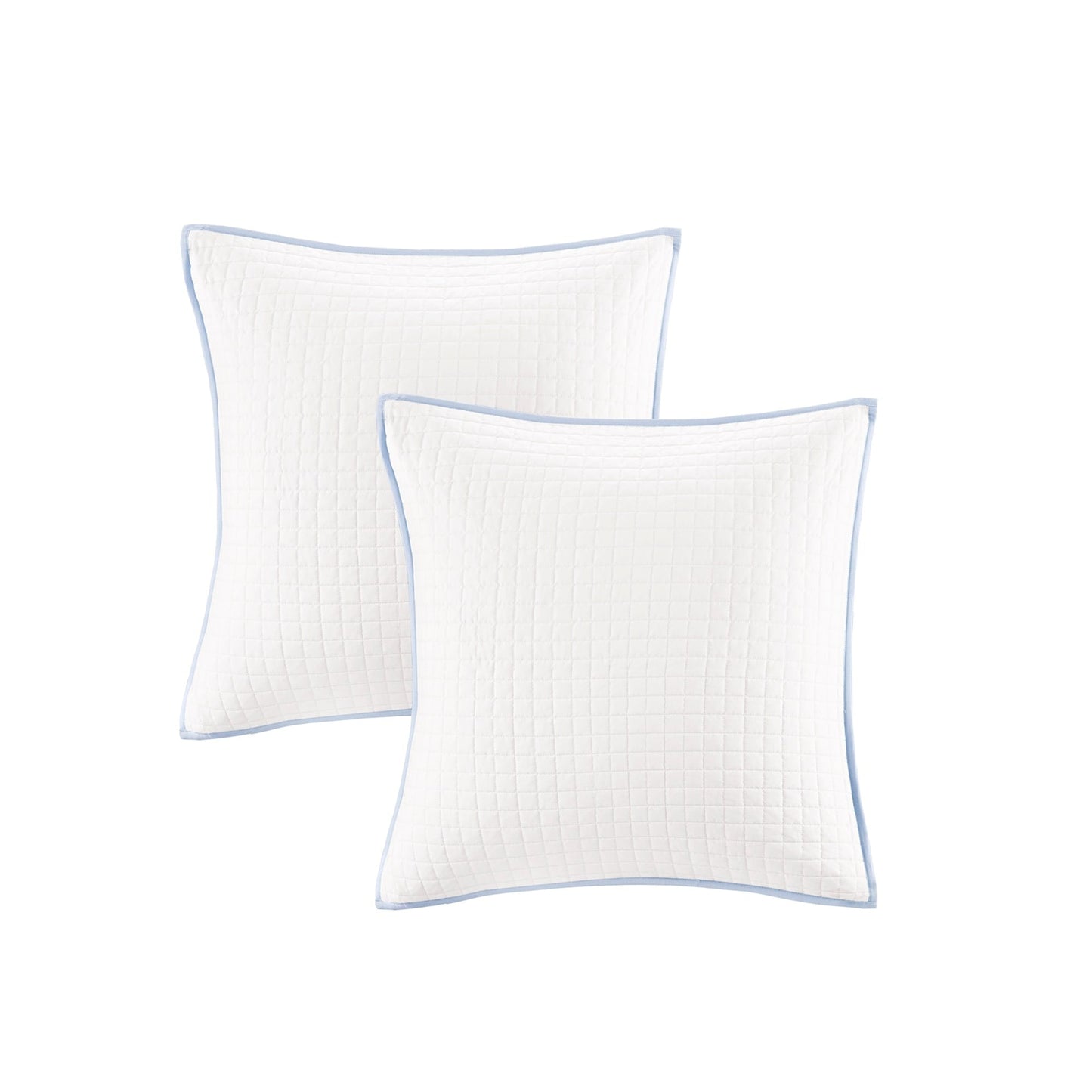 Parure de lit Intelligent Design en coton jacquard maïs avec taies d'oreiller carrées et coussins décoratifs