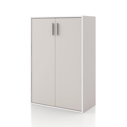 DH BASIC Système de rangement moderne en bois personnalisable et empilable - Étagères cubiques, armoire à tiroirs, bibliothèque avec portes par Denhour