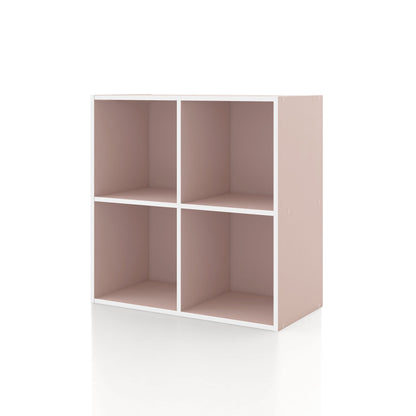 DH BASIC Système de rangement moderne en bois personnalisable et empilable - Étagères cubiques, armoire à tiroirs, bibliothèque avec portes par Denhour