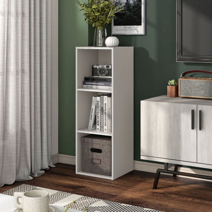 DH BASIC Système de rangement moderne en bois personnalisable et empilable - Étagères cubiques, armoire à tiroirs, bibliothèque avec portes par Denhour