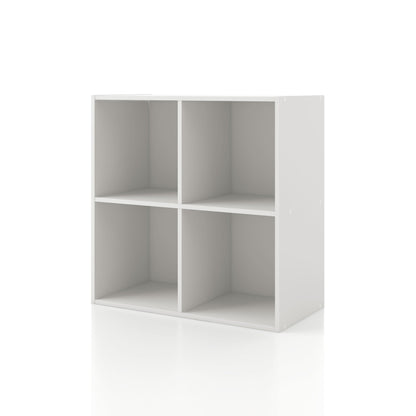 DH BASIC Système de rangement moderne en bois personnalisable et empilable - Étagères cubiques, armoire à tiroirs, bibliothèque avec portes par Denhour
