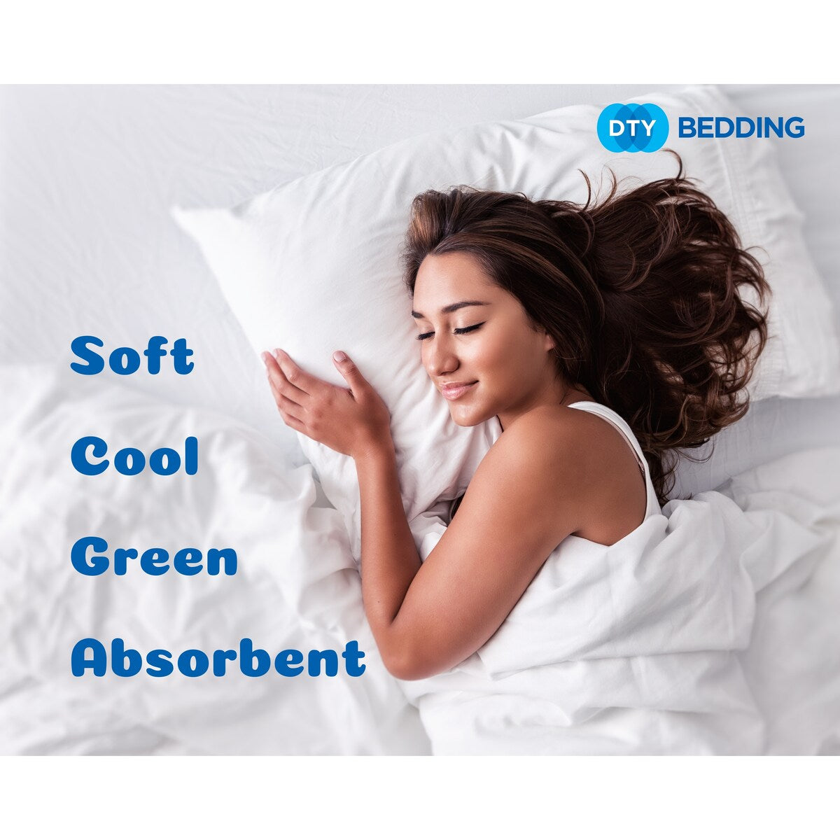 Parure de lit DTY Bedding en viscose de bambou certifiée OEKO-TEX, d'une douceur luxueuse