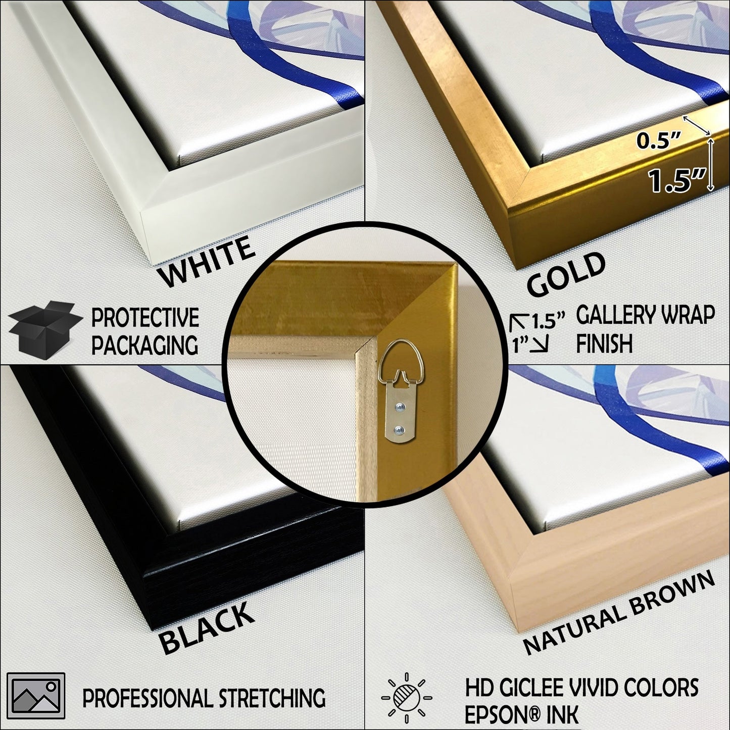 Designart Peinture abstraite fusionnant les teintes beige et marron, encadrée, pour le salon