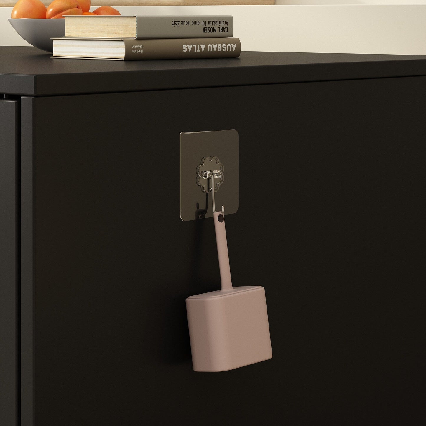 Meuble multifonctionnel pour bac à litière à double compartiment