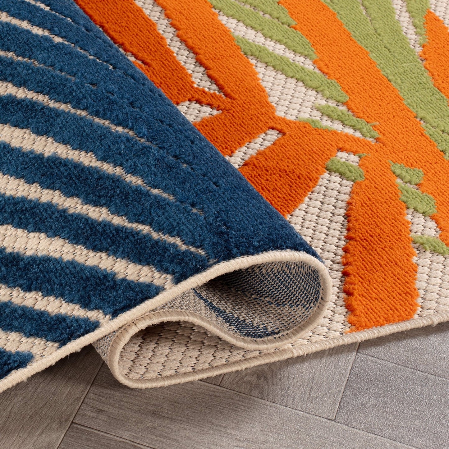 Tapis d'intérieur/extérieur Evora Palm Frond