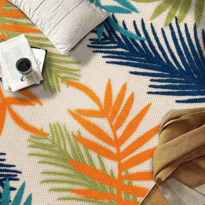 Tapis d'intérieur/extérieur Evora Palm Frond
