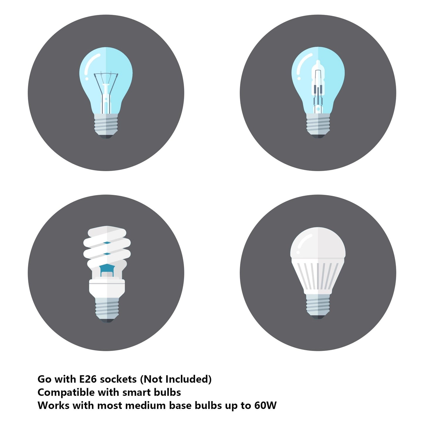 Appliques murales ExBrite Farmhouse à 3 lumières, intensité variable, en fer noir pour salle de bain