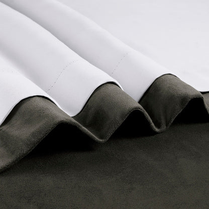Rideaux occultants extra larges en velours Signature Exclusive Fabrics (1 panneau) - Luxueux rideaux occultants