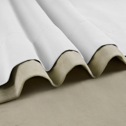 Rideaux occultants extra larges en velours Signature Exclusive Fabrics (1 panneau) - Luxueux rideaux occultants