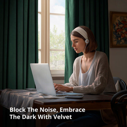 Rideaux occultants extra larges en velours Signature Exclusive Fabrics (1 panneau) - Luxueux rideaux occultants