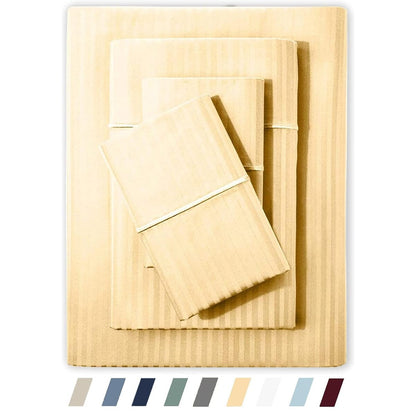 Ensemble de draps Feather &amp; Stitch 500 fils/cm²