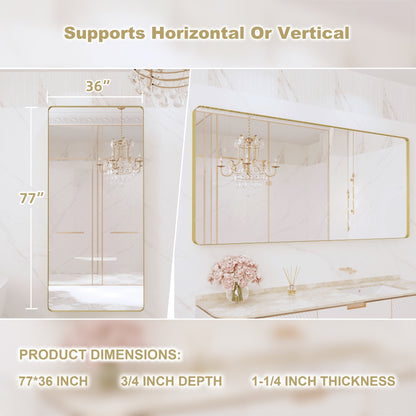 Miroir de salle de bain mural encadré