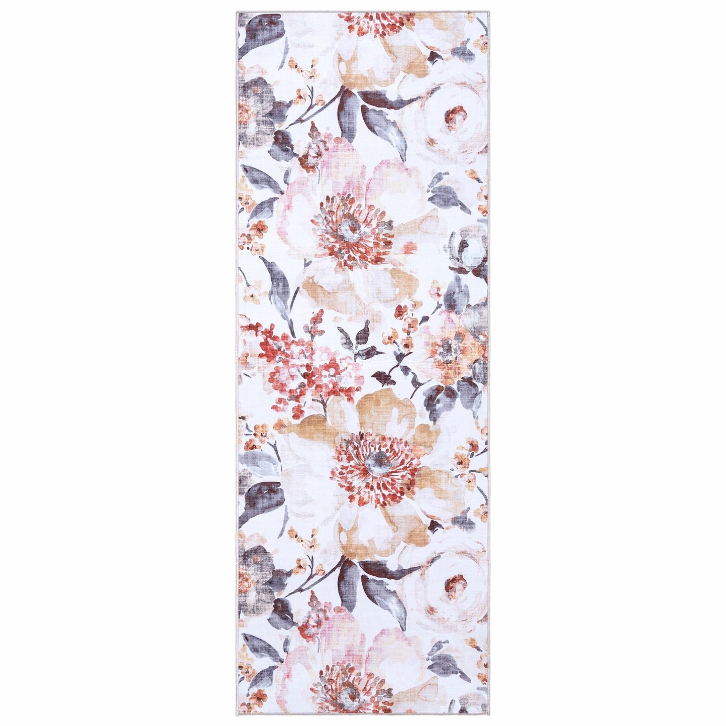 Collection de tapis Gertmenian Crystal Print, lavables, imprimés numériquement, à poils plats, en polyester antidérapant