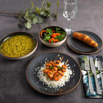 Service de table Gibson Elite Contempo Classic 16 pièces à double bol