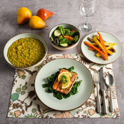 Service de table Gibson Elite Contempo Classic 16 pièces à double bol