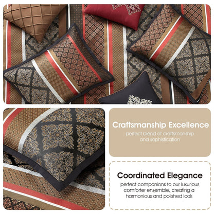 Ensemble de couette géométrique jacquard 7 pièces Nanshing Jensen