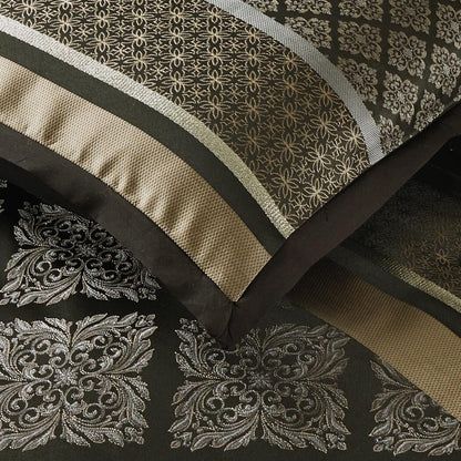 Ensemble de couette géométrique jacquard 7 pièces Nanshing Jensen