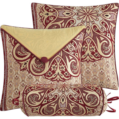 Ensemble de couette élégant à médaillon Nanshing Prince 7 pièces