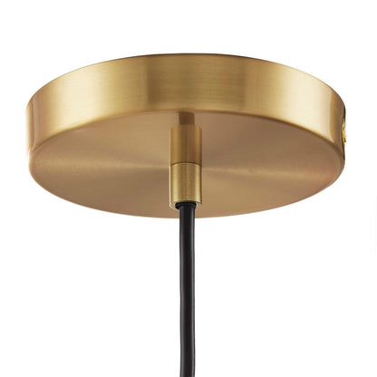 Suspension en verre en forme de cloche auburn INK+IVY