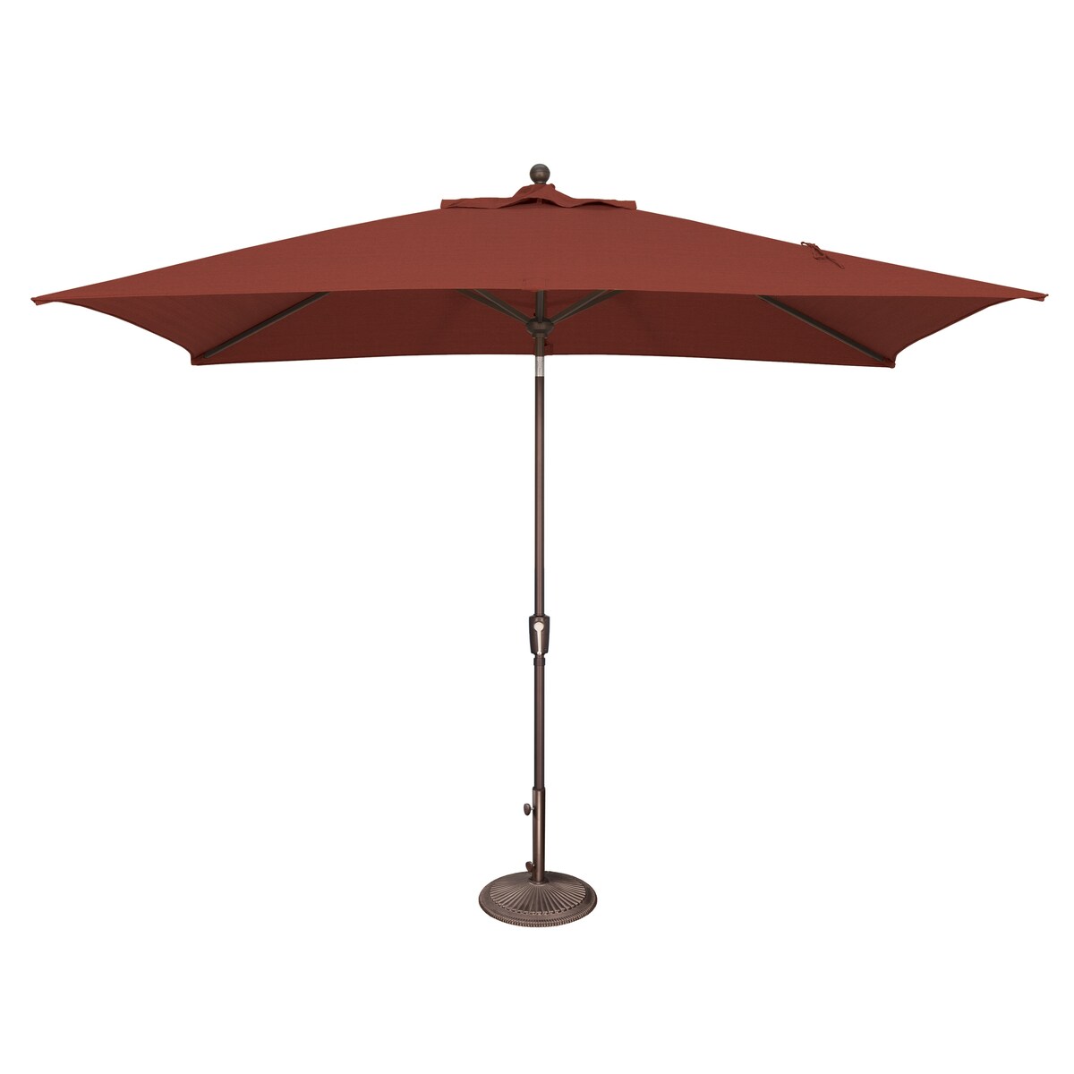 Parasol inclinable rectangulaire à bouton-poussoir SimplyShade Catalina de 10 pieds