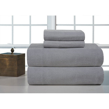 Ensemble de draps en flanelle de coton épais