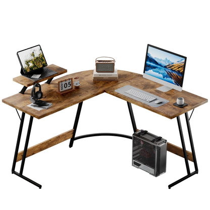 Bureau d'angle Homall en forme de L pour ordinateur, bureau d'écriture