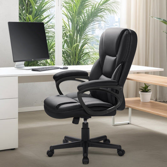Chaise de bureau ergonomique Homall à dossier haut