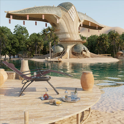 Ensemble de 2 chaises longues de jardin Homall à gravité zéro avec coussins