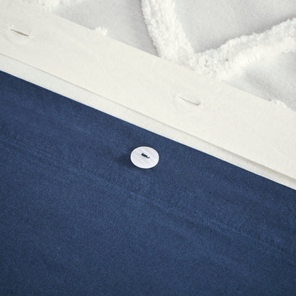 Parure de lit 3 pièces INK+IVY Mila en coton avec touffetage chenille