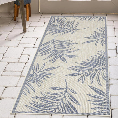 Tapis d'intérieur/extérieur / Passe-plat / Paillasson - Lavable en machine, résistant aux intempéries et aux UV - Imperméable - Liana