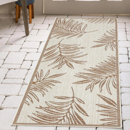 Tapis d'intérieur/extérieur / Passe-plat / Paillasson - Lavable en machine, résistant aux intempéries et aux UV - Imperméable - Liana