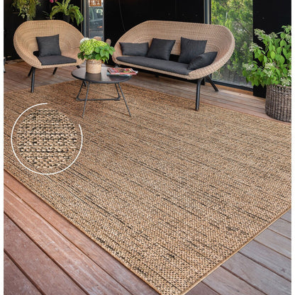 Tapis d'intérieur et d'extérieur aspect nature mouchetée