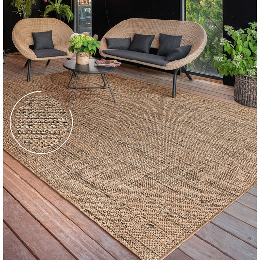 Tapis d'intérieur et d'extérieur aspect nature mouchetée