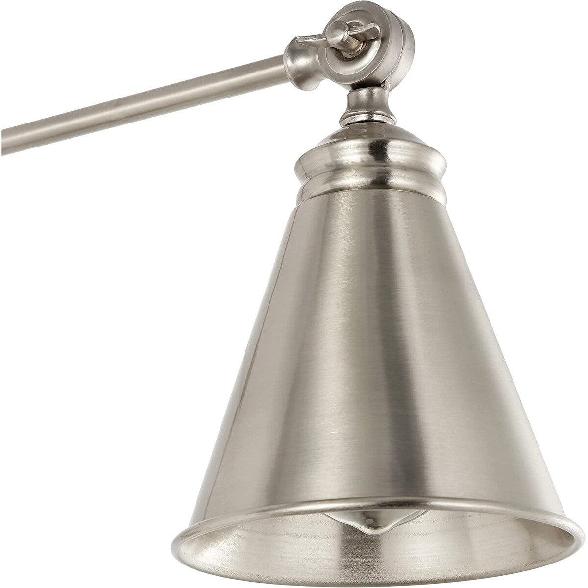 Applique murale industrielle WINGBO à bras articulé avec abat-jour en métal, lot de 2...