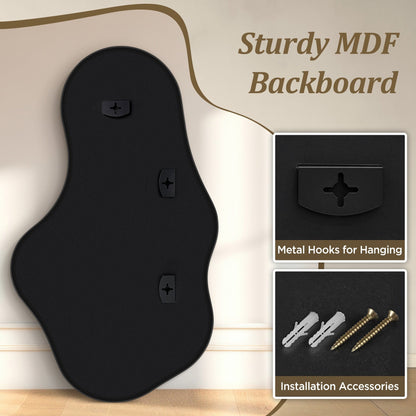 Miroir mural irrégulier Miroir mural décoratif asymétrique