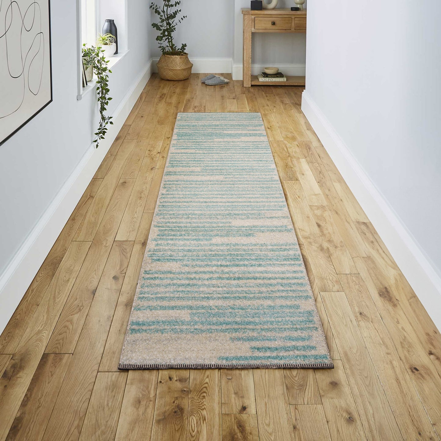 JONATHAN Y Tapis moderne à rayures berbères Aksil