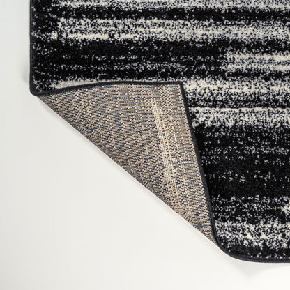 JONATHAN Y Tapis moderne à rayures berbères Aksil