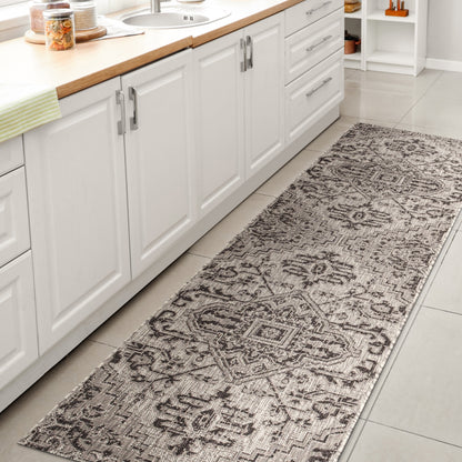 Tapis d'intérieur/extérieur JONATHAN Y Charleston Medallion