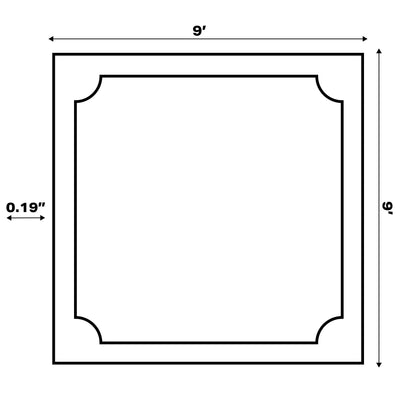 Tapis d'intérieur/extérieur JONATHAN Y Charleston Medallion