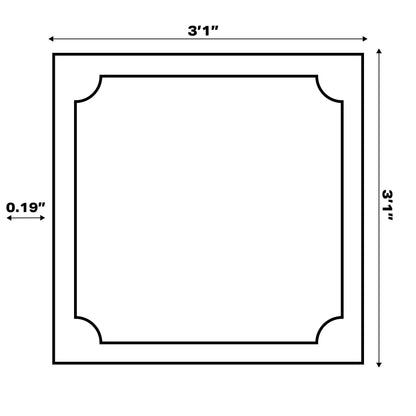 Tapis d'intérieur/extérieur JONATHAN Y Charleston Medallion