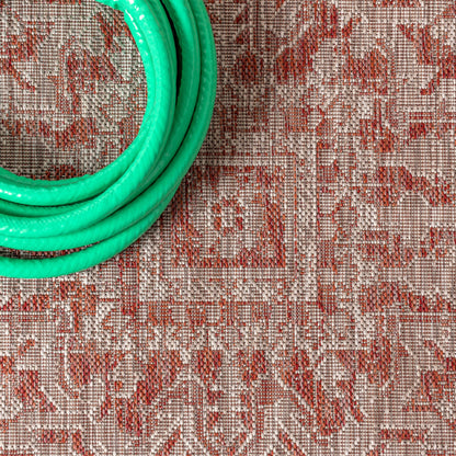 Tapis d'intérieur/extérieur JONATHAN Y Charleston Medallion