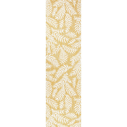 JONATHAN Y Tapis intérieur/extérieur à fronde de palmier Galon