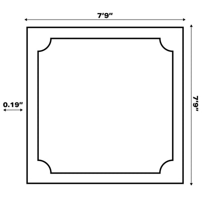 JONATHAN Y Tapis intérieur/extérieur à fronde de palmier Galon