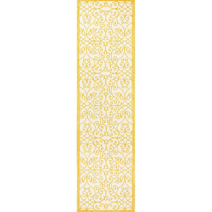 Tapis d'intérieur/extérieur à tissage texturé JONATHAN Y Ourika