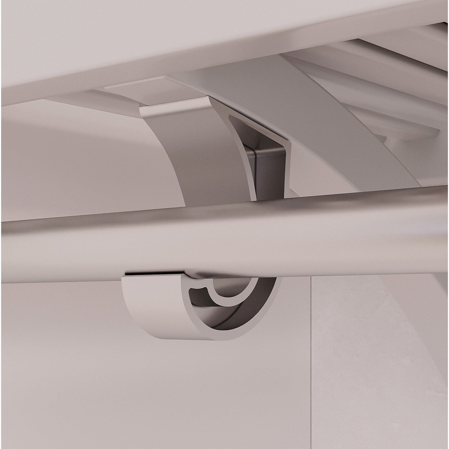 Système de placard en bois massif John Louis Home blanc