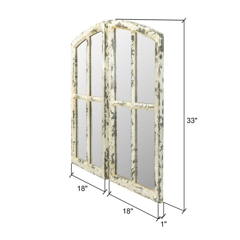 Miroirs Jolene à carreaux arqués (lot de 2)