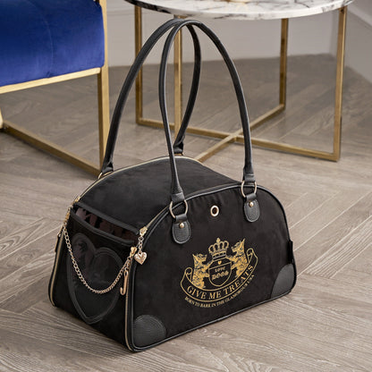 Sac de transport élégant Juicy Couture Give Me Treats pour animaux de compagnie - Sac de voyage