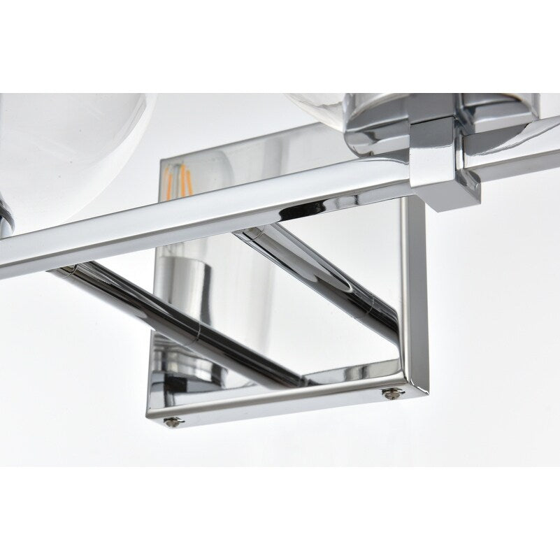 Applique murale Julian 1 lumière noire et transparente